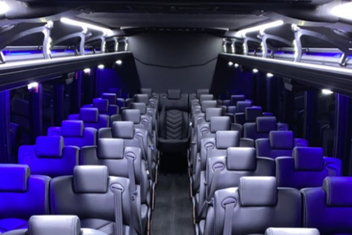 Reno Charter Bus Interior