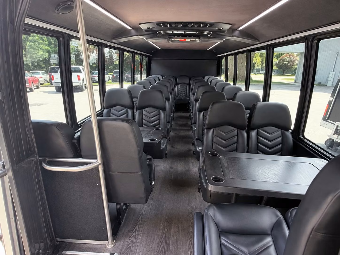 15 passenger minibus inside