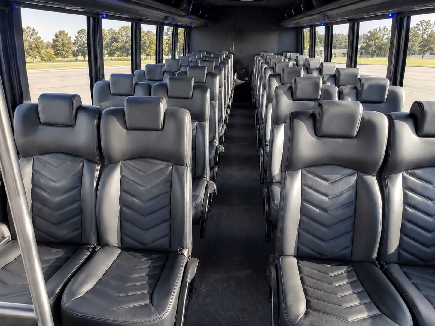 18 passenger minibus interior