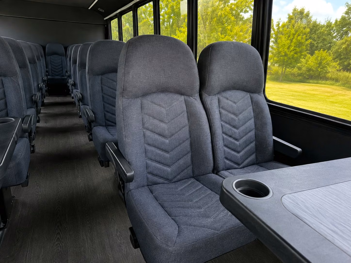 20 passenger minibus inside