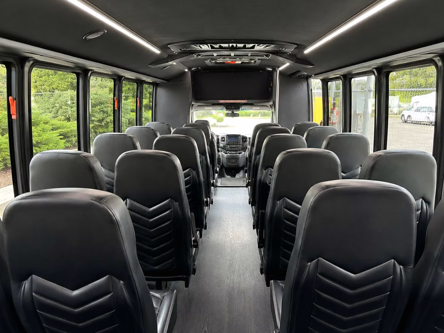 20 passenger minibus interior