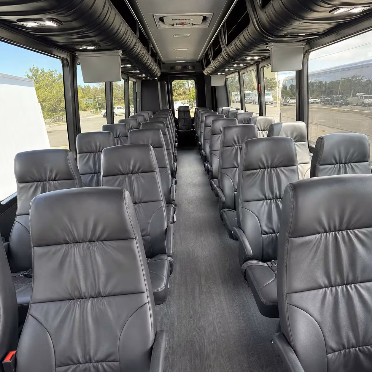 25 passenger minibus interior