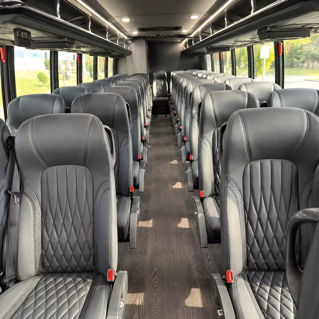 28 passenger minibus inside