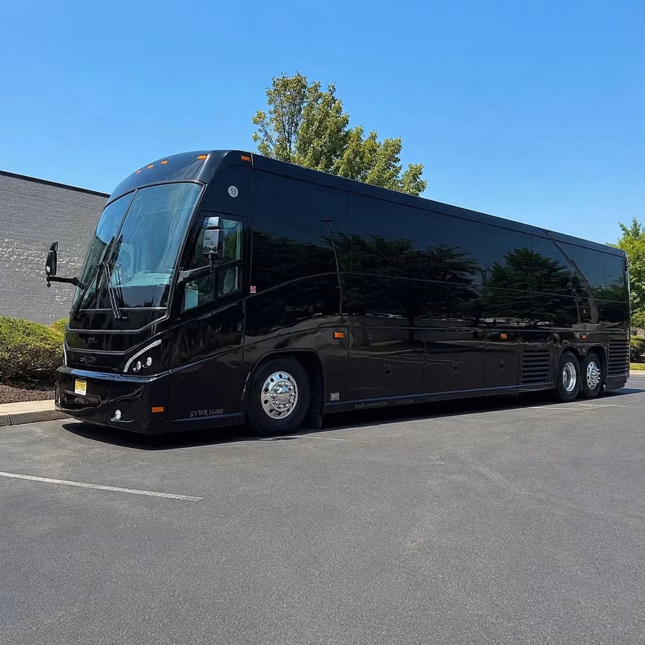 56 passenger charter bus