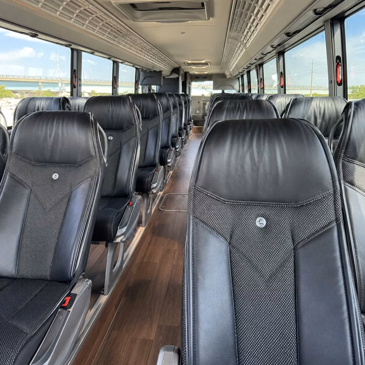 reno charter bus inside