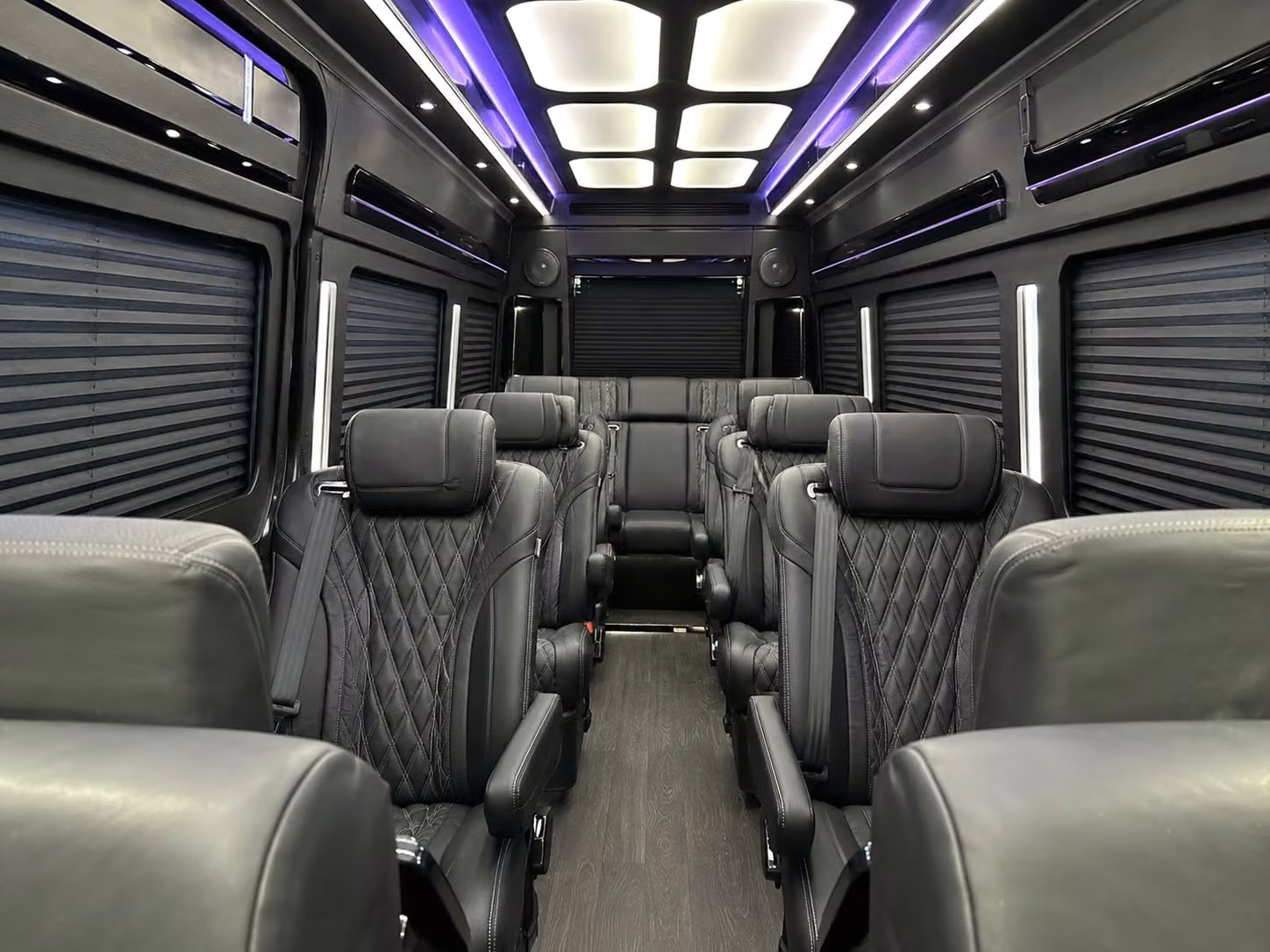 sprinter van with driver inside