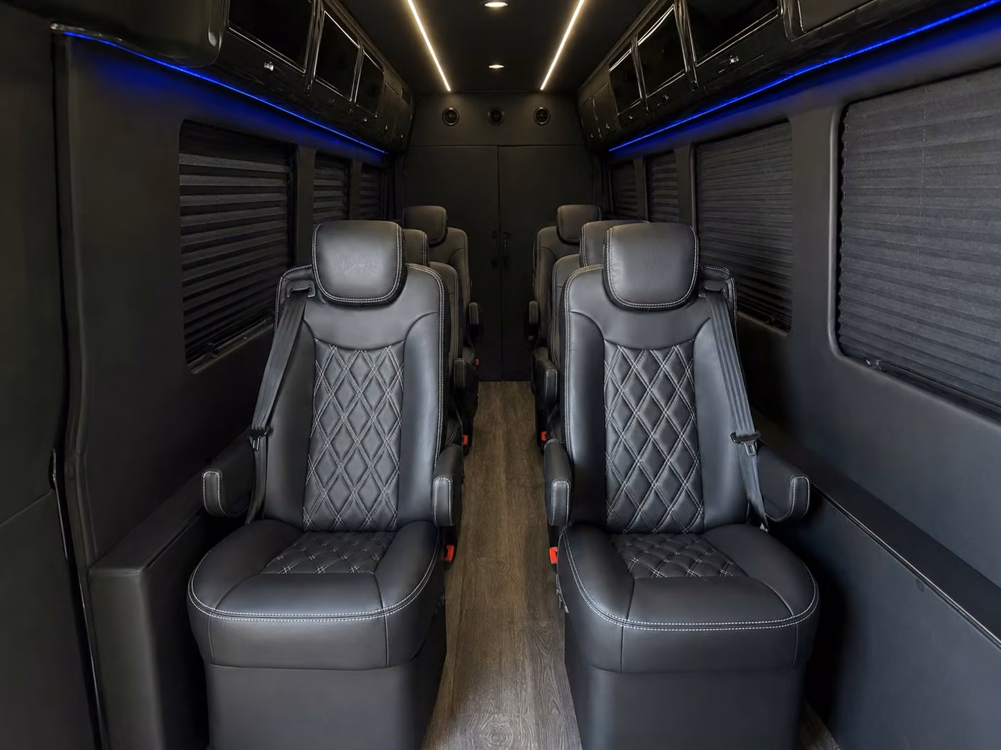 sprinter van with driver interior
